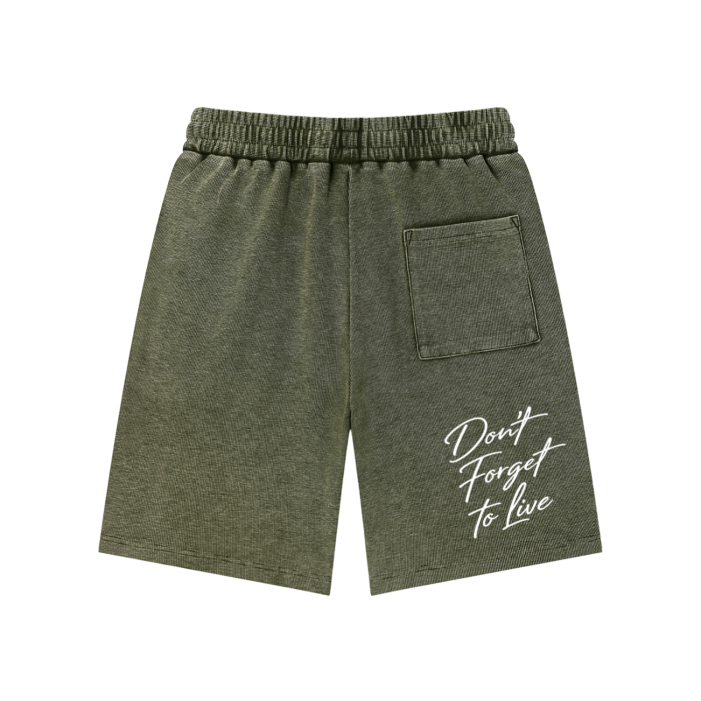 Set 2 Mineral Wash Waffle Knit Shorts