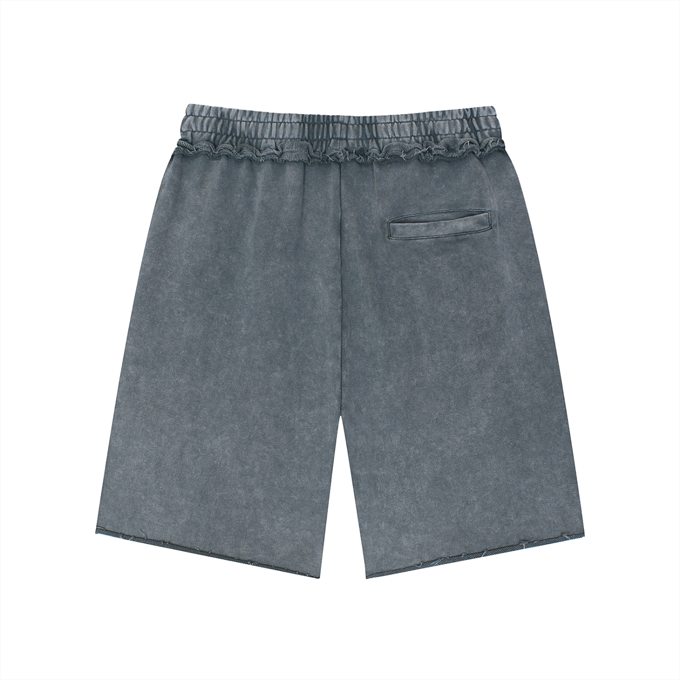 SET 3 Mineral Wash Raw Edge Shorts