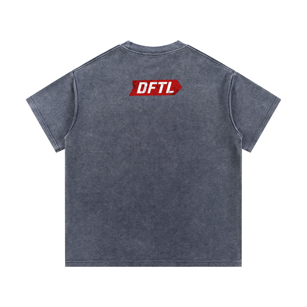 Mineral Wash Waffle Knit T-Shirt