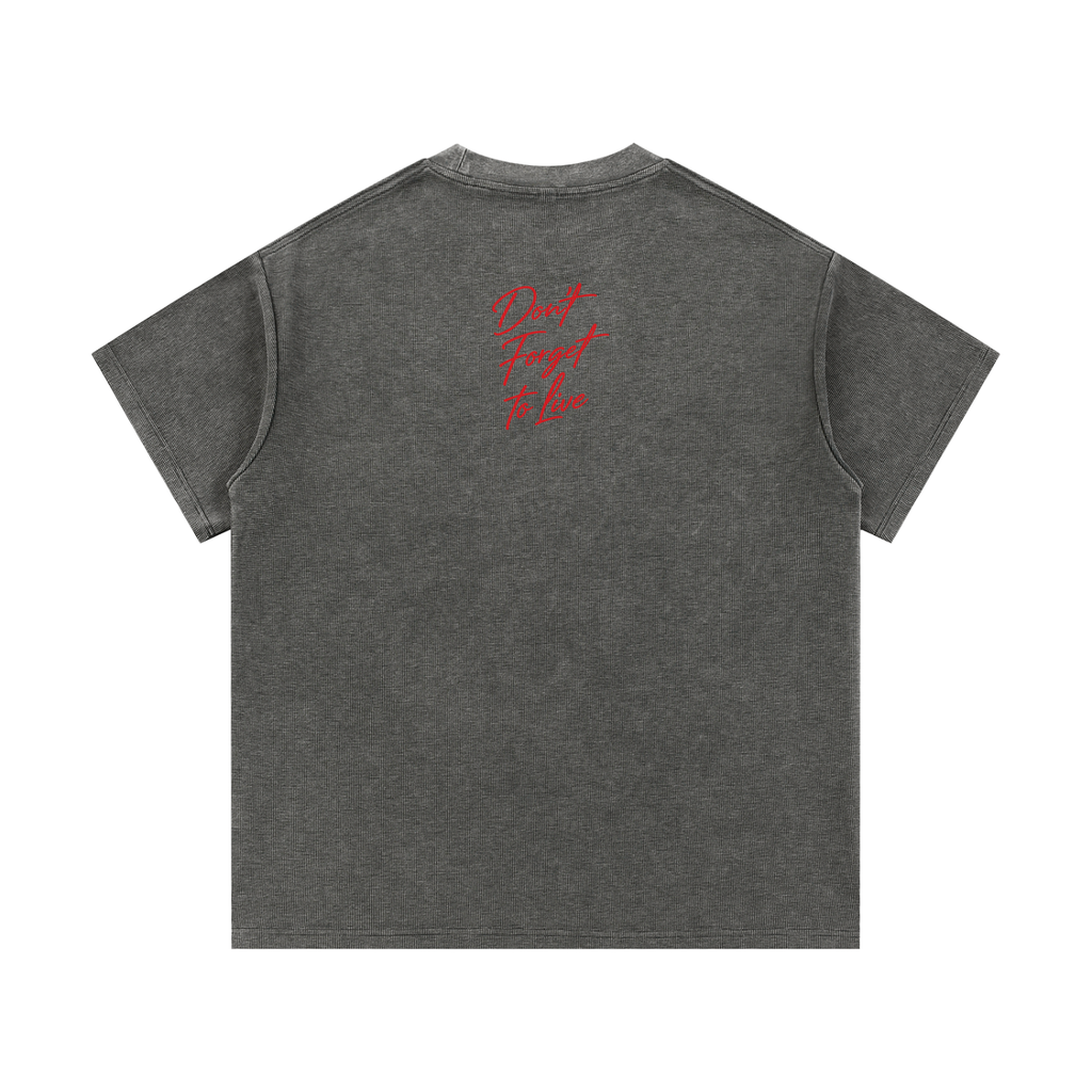 Grace everyday Script Waffle Knit T-Shirt