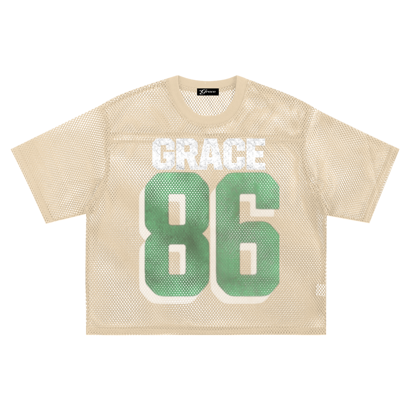 See-through Boxy Net T-Shirt
