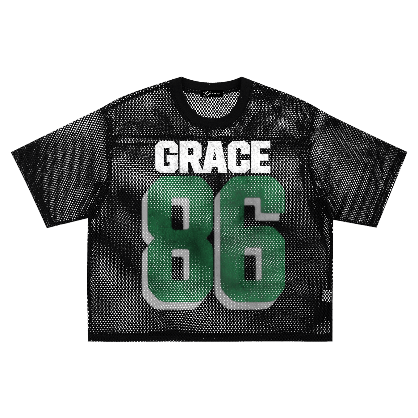 See-through Boxy Net T-Shirt