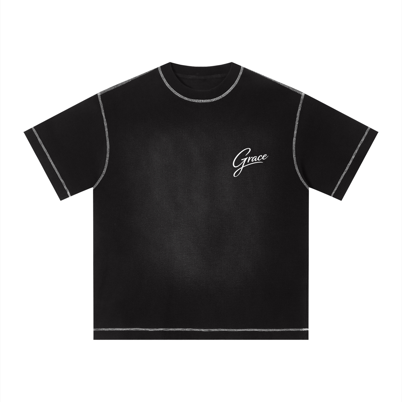 Set 1 Sunfade Waffle Boxy T-Shirt