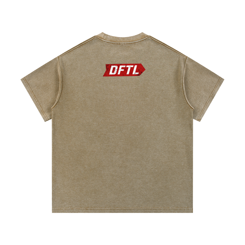 Mineral Wash Waffle Knit T-Shirt