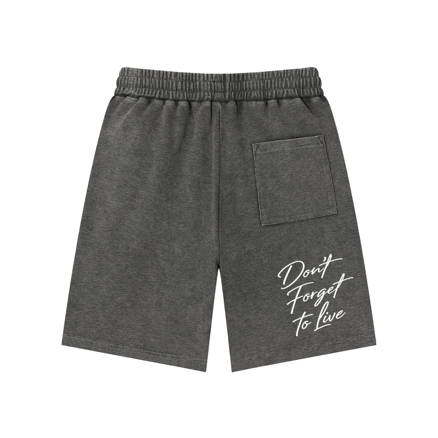 Set 2 Mineral Wash Waffle Knit Shorts