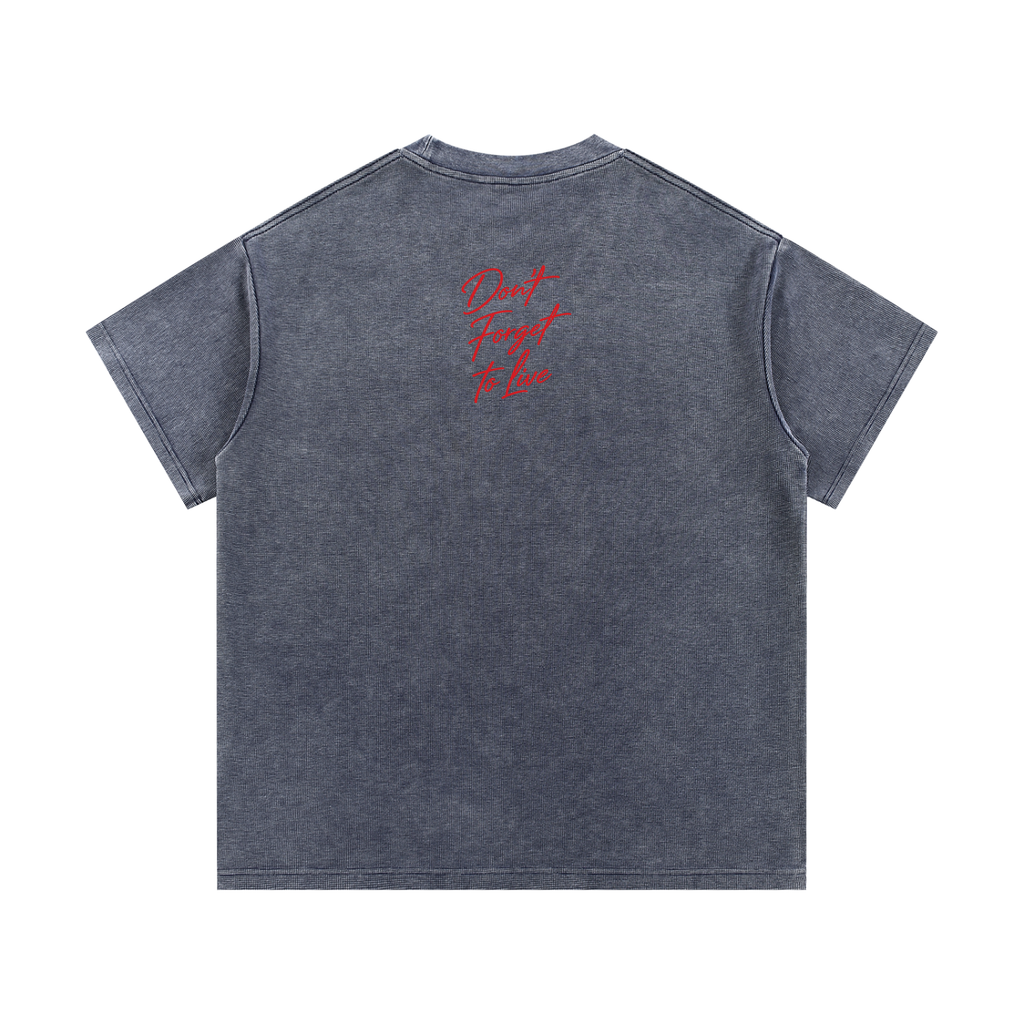 Grace everyday Script Waffle Knit T-Shirt