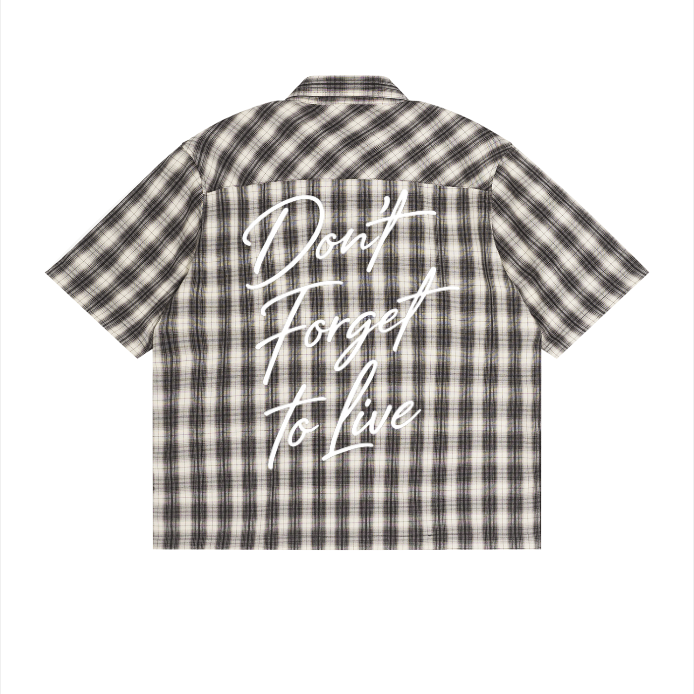 Unisex Boxy Plaid Short Sleeve Shirt