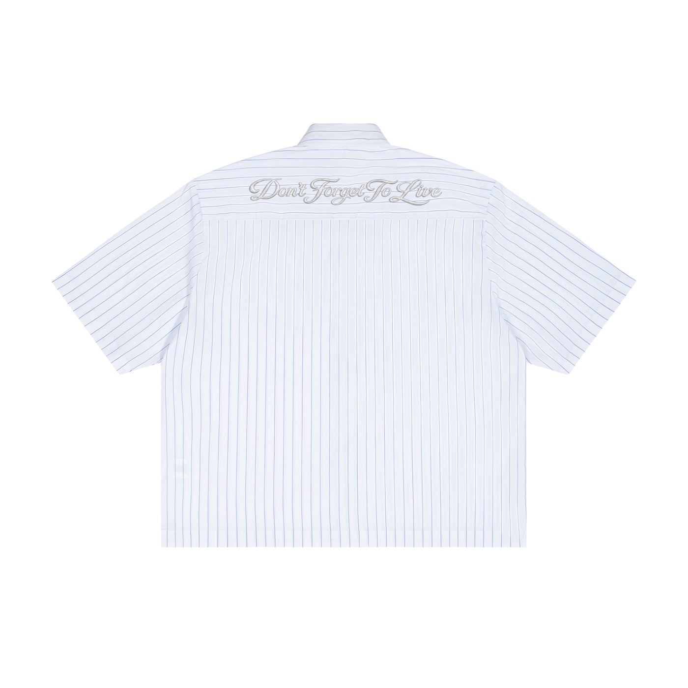 Res G Unisex Striped Boxy Button-Up Shirt
