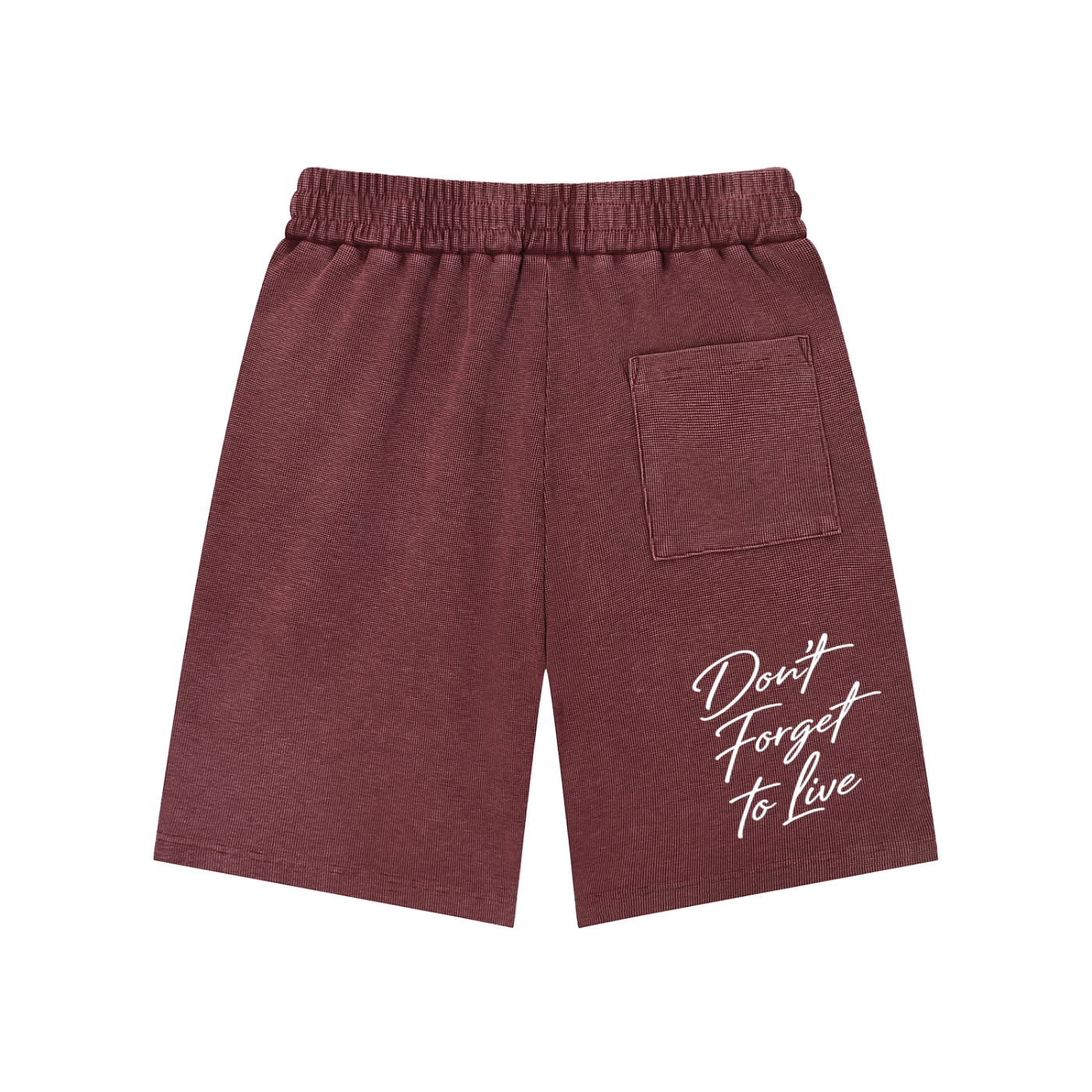 Set 2 Mineral Wash Waffle Knit Shorts