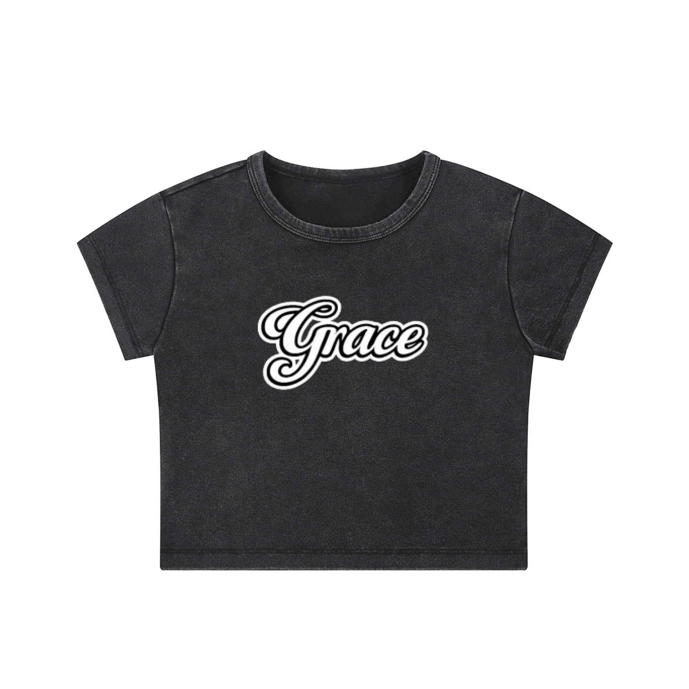 Snow Washed Crop Top
