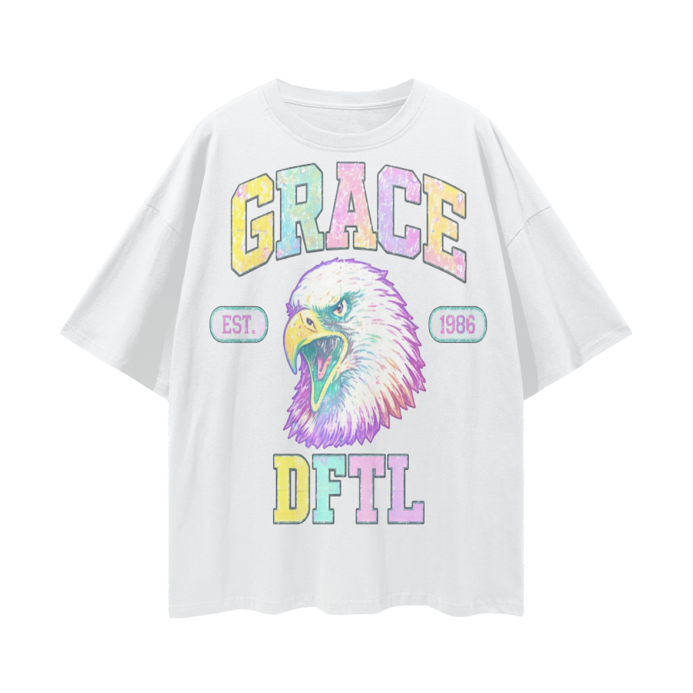 Grace Eagle Loose Drop Shoulder T-Shirt