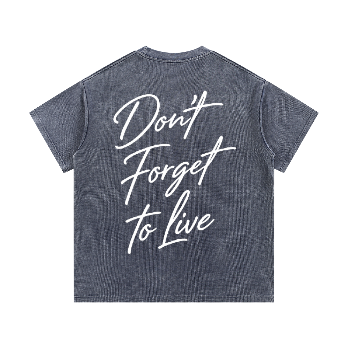 Set 2 Mineral Wash Waffle Knit T-Shirt