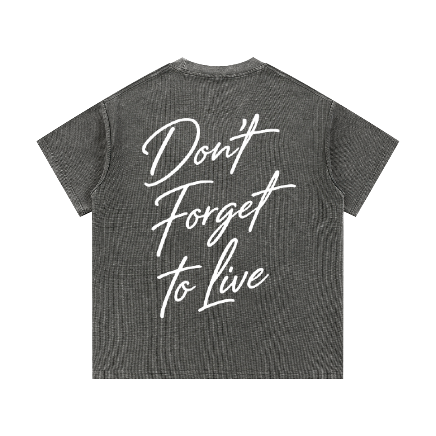 Set 2 Mineral Wash Waffle Knit T-Shirt