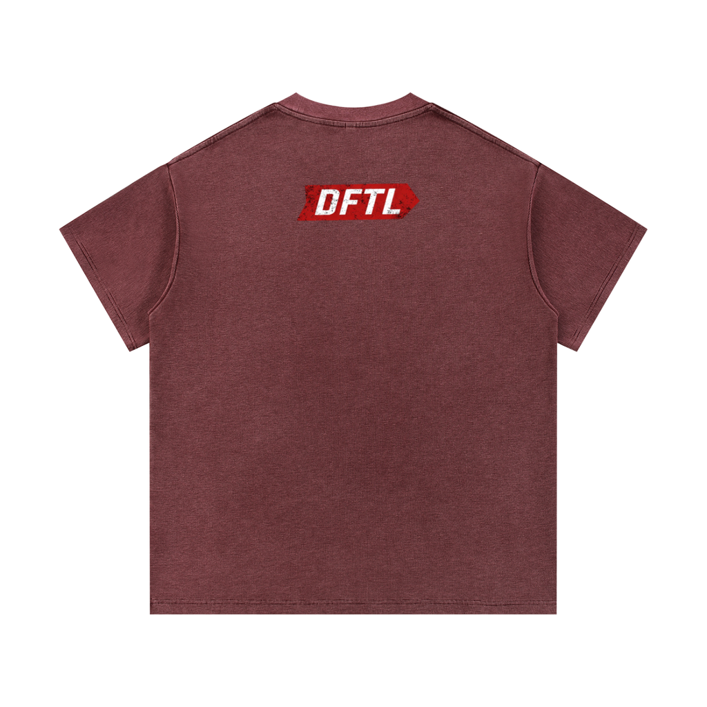 Mineral Wash Waffle Knit T-Shirt