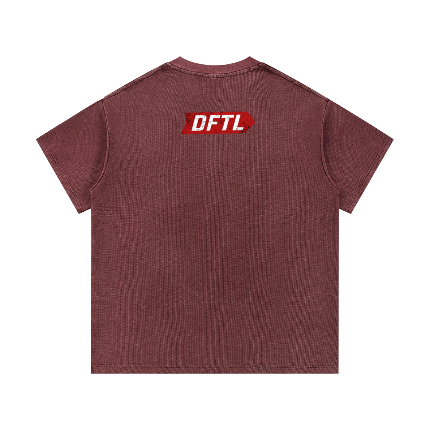 Mineral Wash Waffle Knit T-Shirt