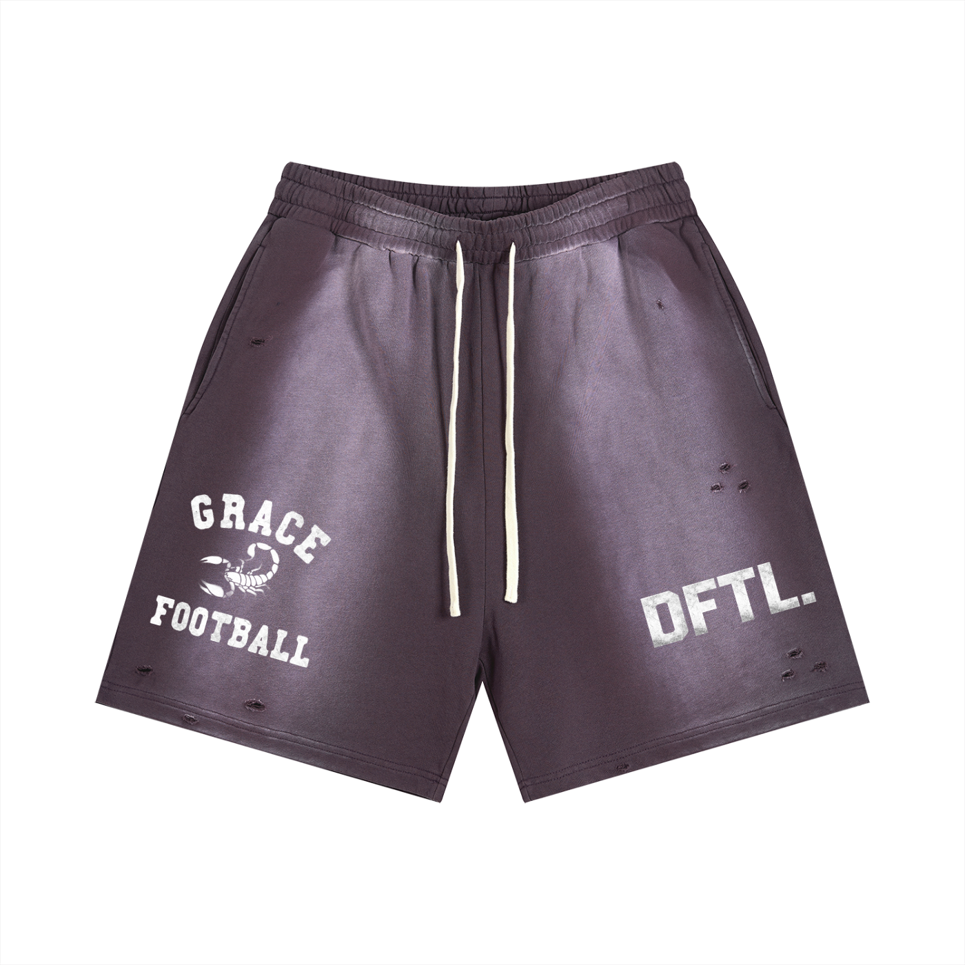 Sun Fade Distressed Shorts