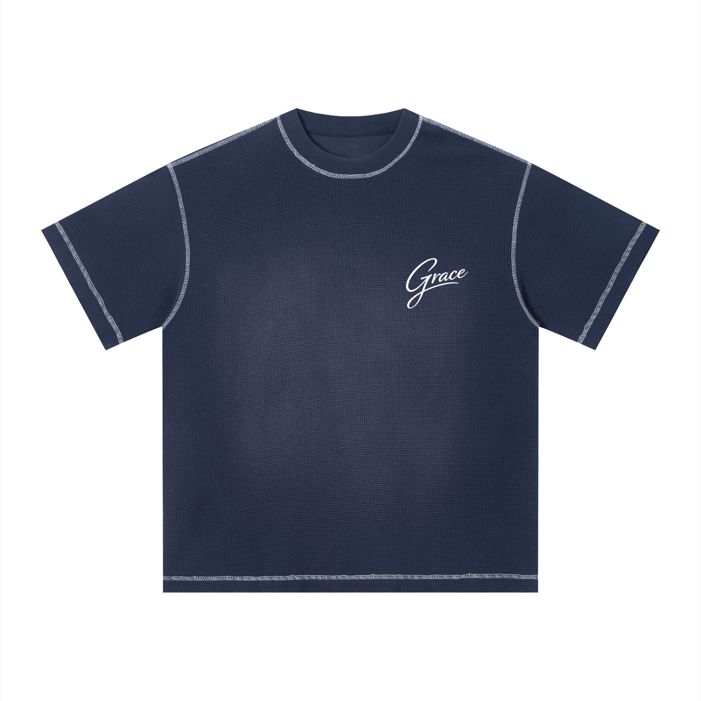 Set 1 Sunfade Waffle Boxy T-Shirt