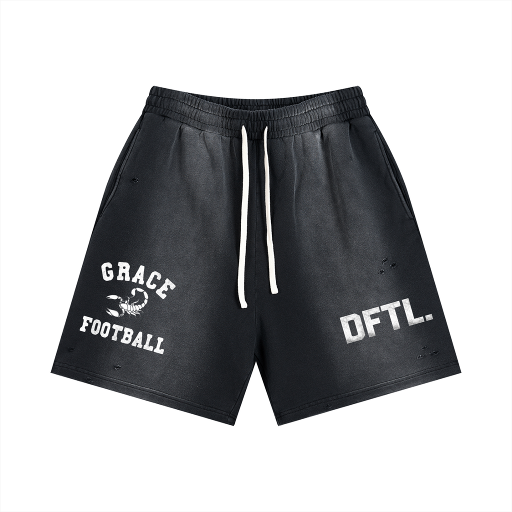 Sun Fade Distressed Shorts