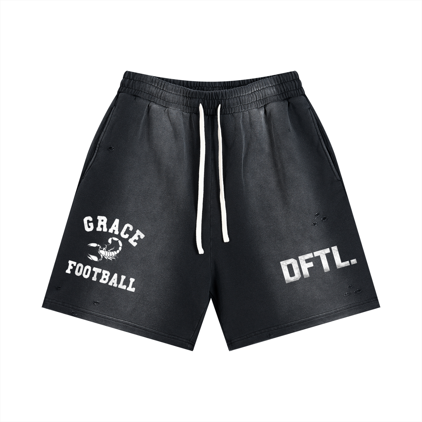 Sun Fade Distressed Shorts