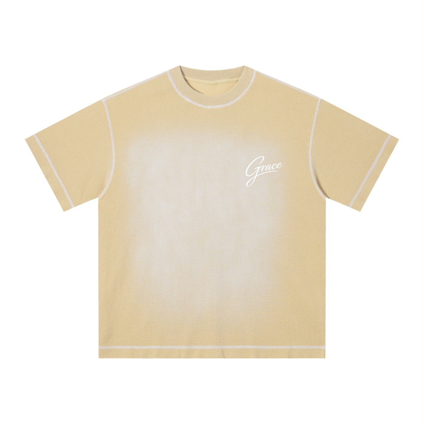 Set 1 Sunfade Waffle Boxy T-Shirt