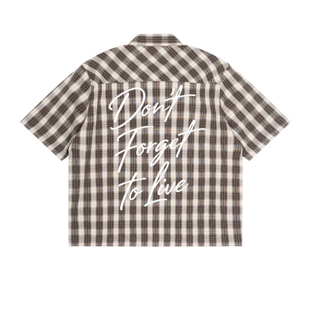 Unisex Boxy Plaid Short Sleeve Shirt
