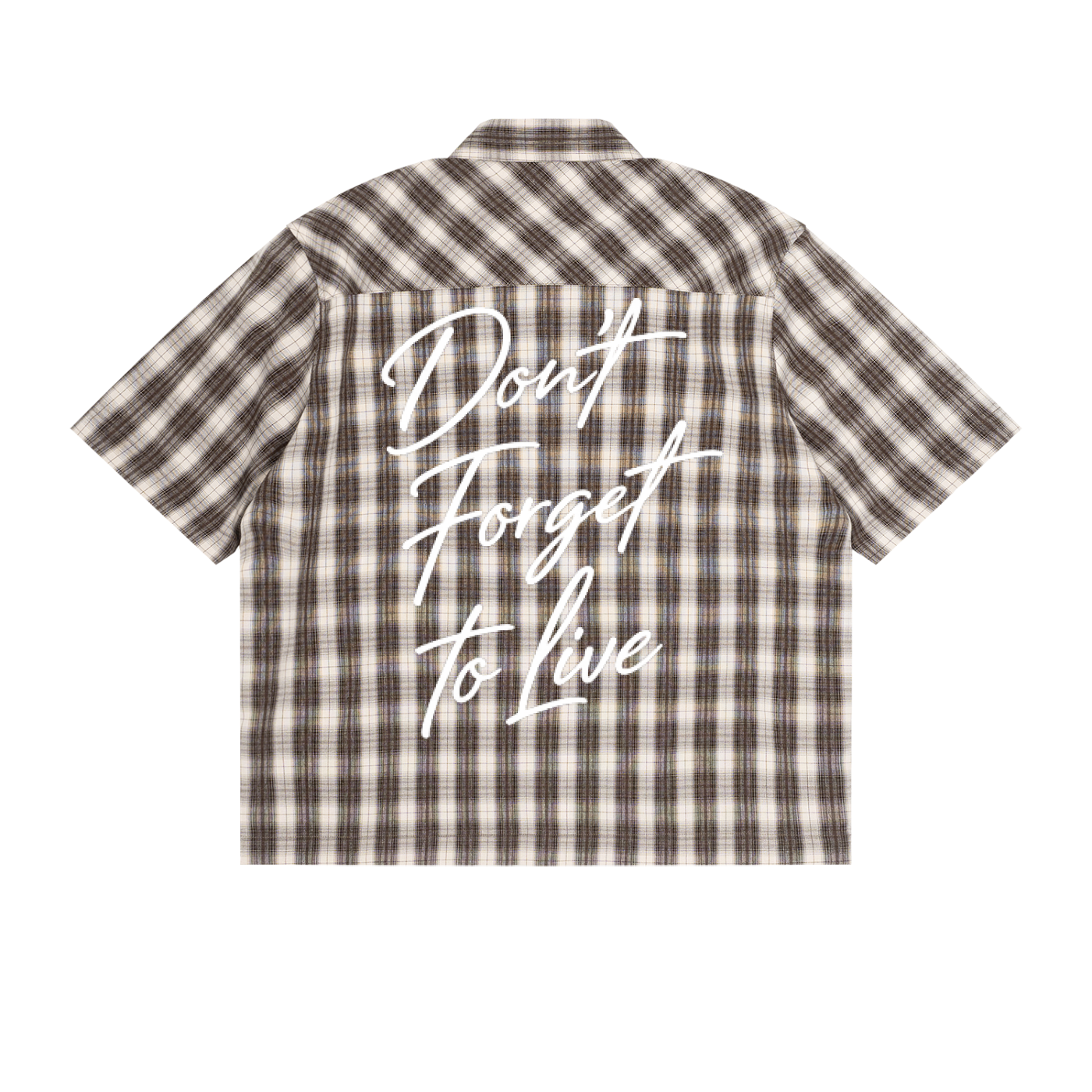 Unisex Boxy Plaid Short Sleeve Shirt