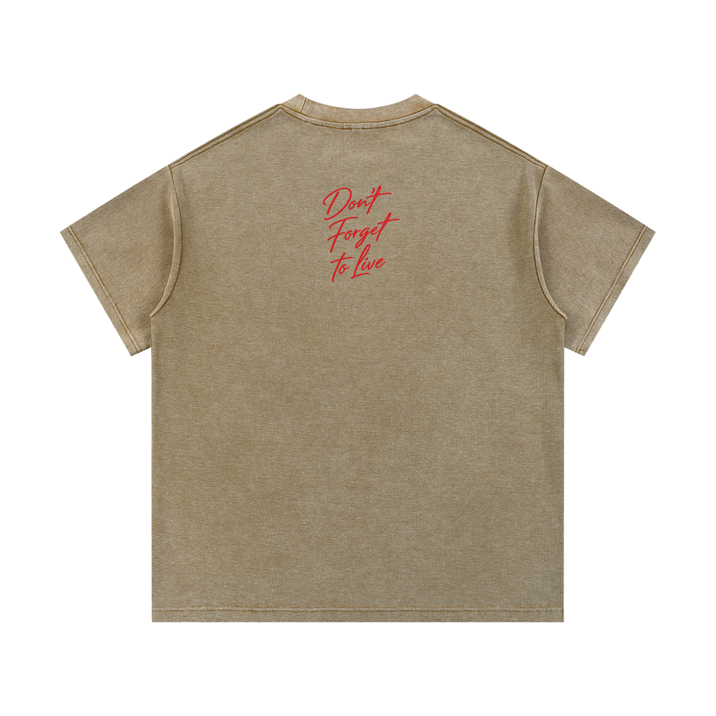 Grace everyday Script Waffle Knit T-Shirt