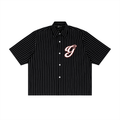 Res G Unisex Striped Boxy Button-Up Shirt