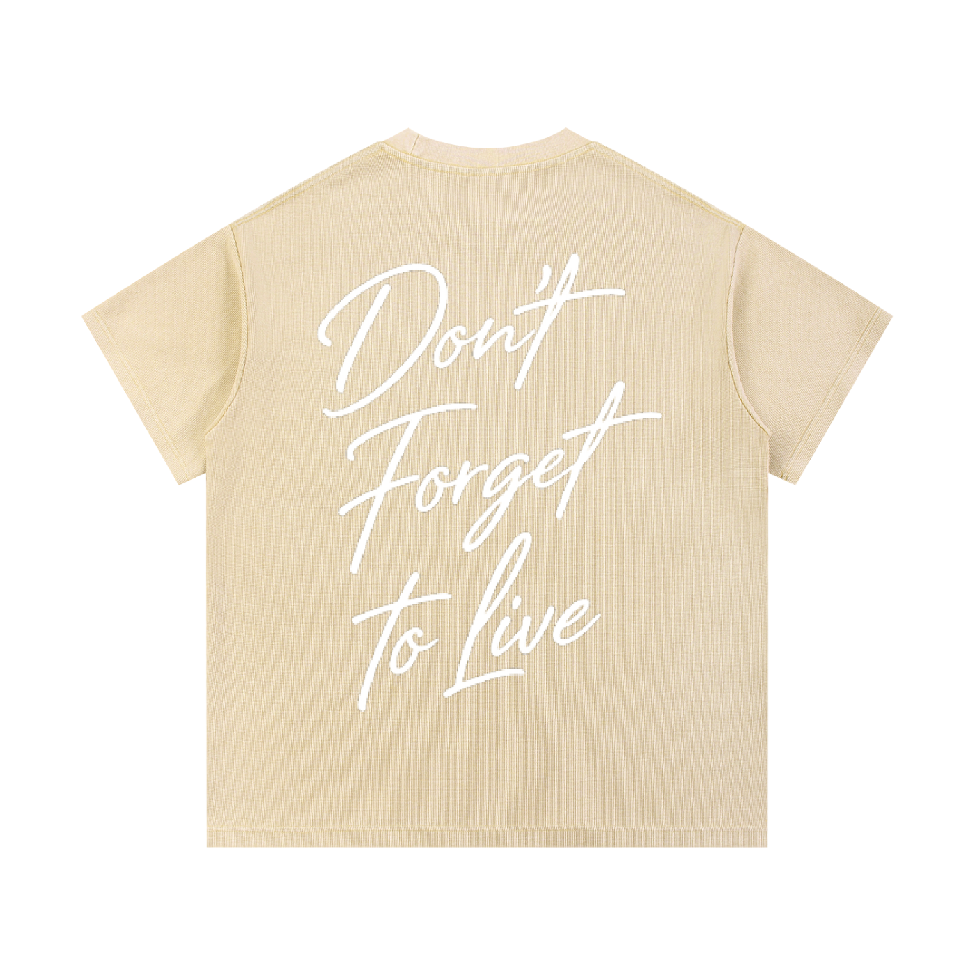 Set 2 Mineral Wash Waffle Knit T-Shirt