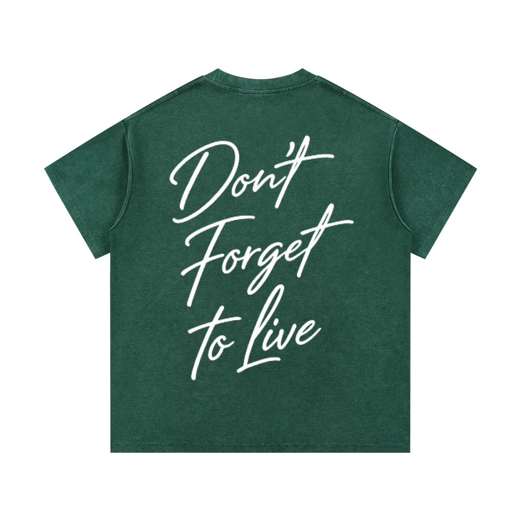Set 2 Mineral Wash Waffle Knit T-Shirt