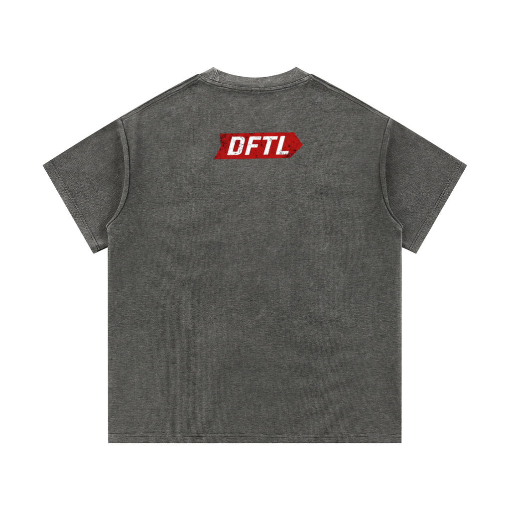 Mineral Wash Waffle Knit T-Shirt