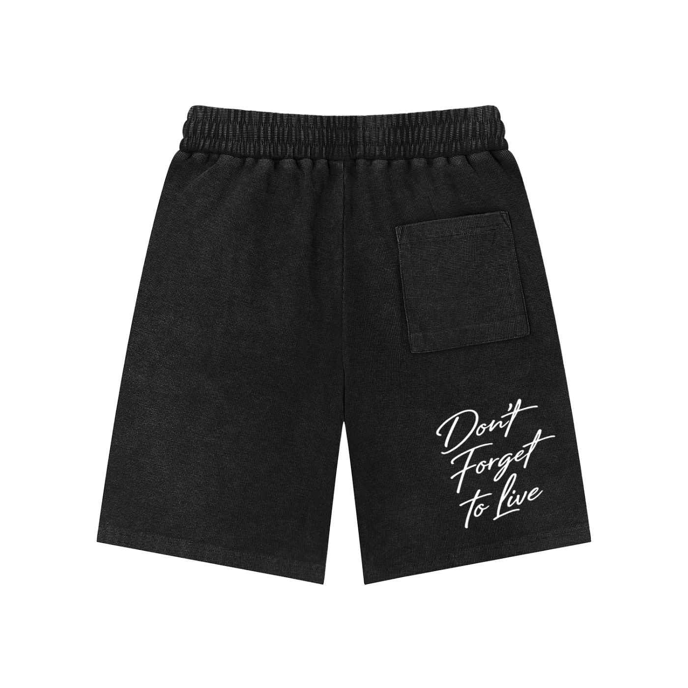 Set 2 Mineral Wash Waffle Knit Shorts