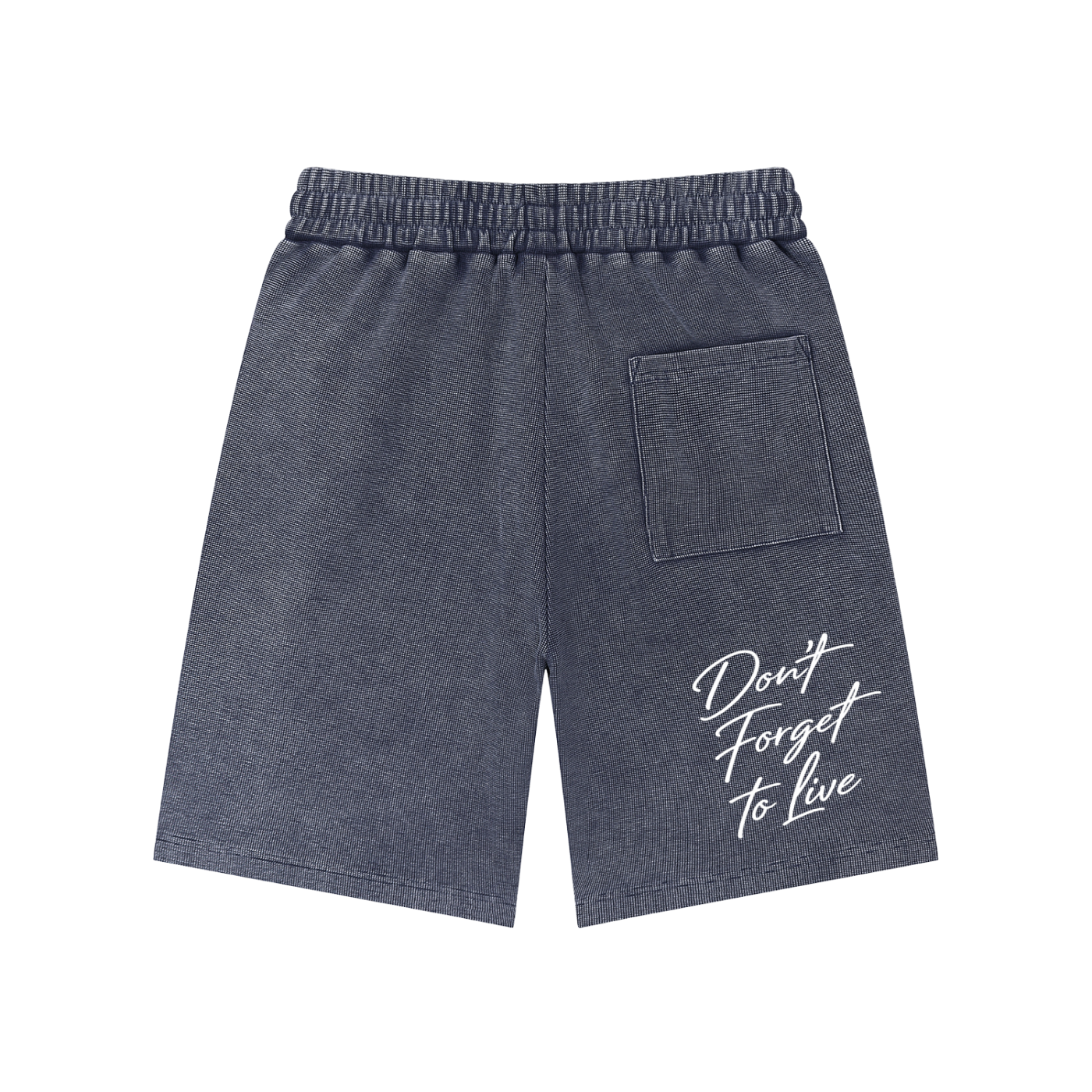 Set 2 Mineral Wash Waffle Knit Shorts
