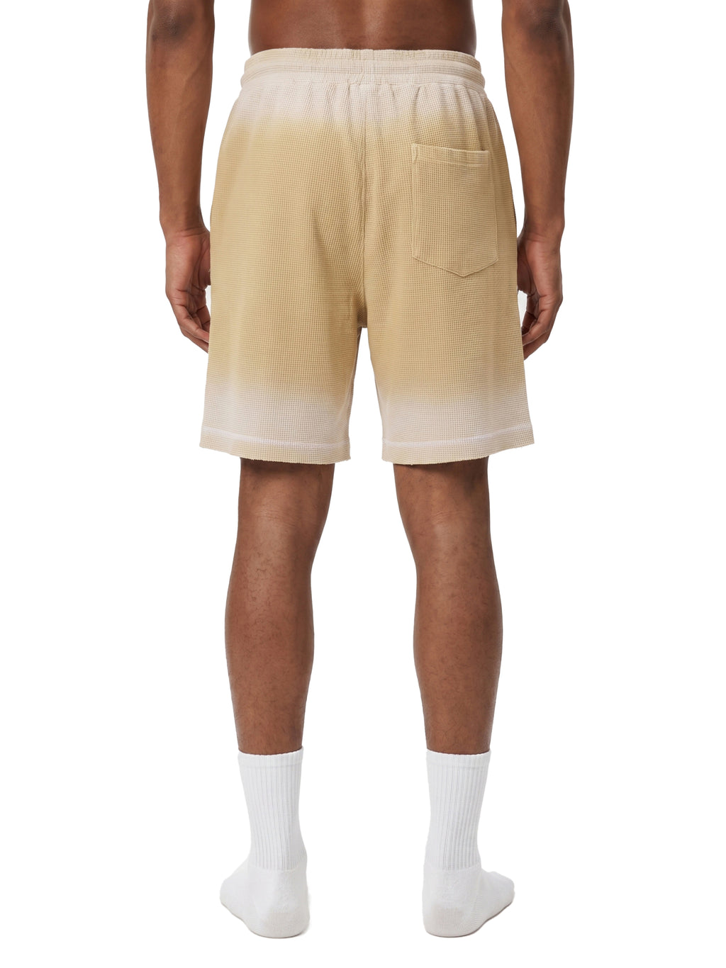 Set 1 Sunfade Waffle Raw Hem Shorts